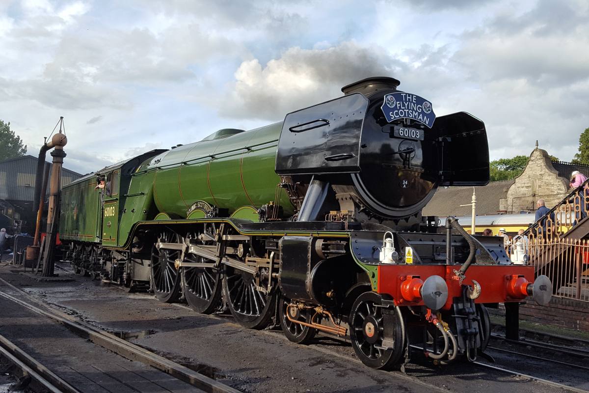 60103 'Flying Scotsman' will reopen the SVR's full line to Bridgnorth on 25 July. Pictured here on Bridgnorth MPD on 23 September 2016. Photo: Julian Walker