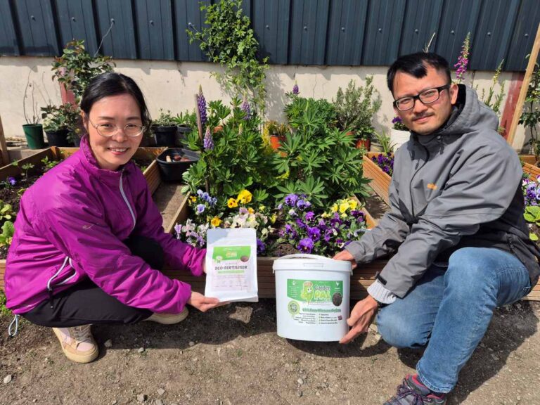 Carlos Kao and his wife Lian Lin launched Lohas Fertiliser at their site just outside of Oswestry in 2021