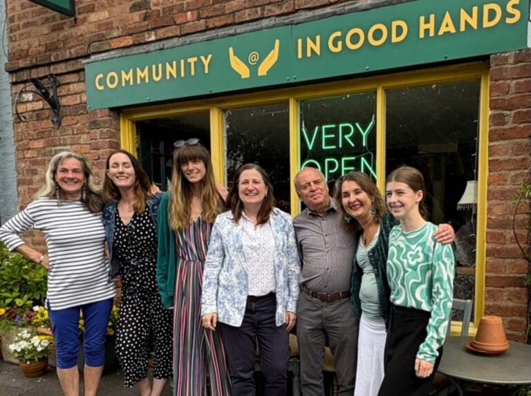 The In Good Hands café in Frankwell