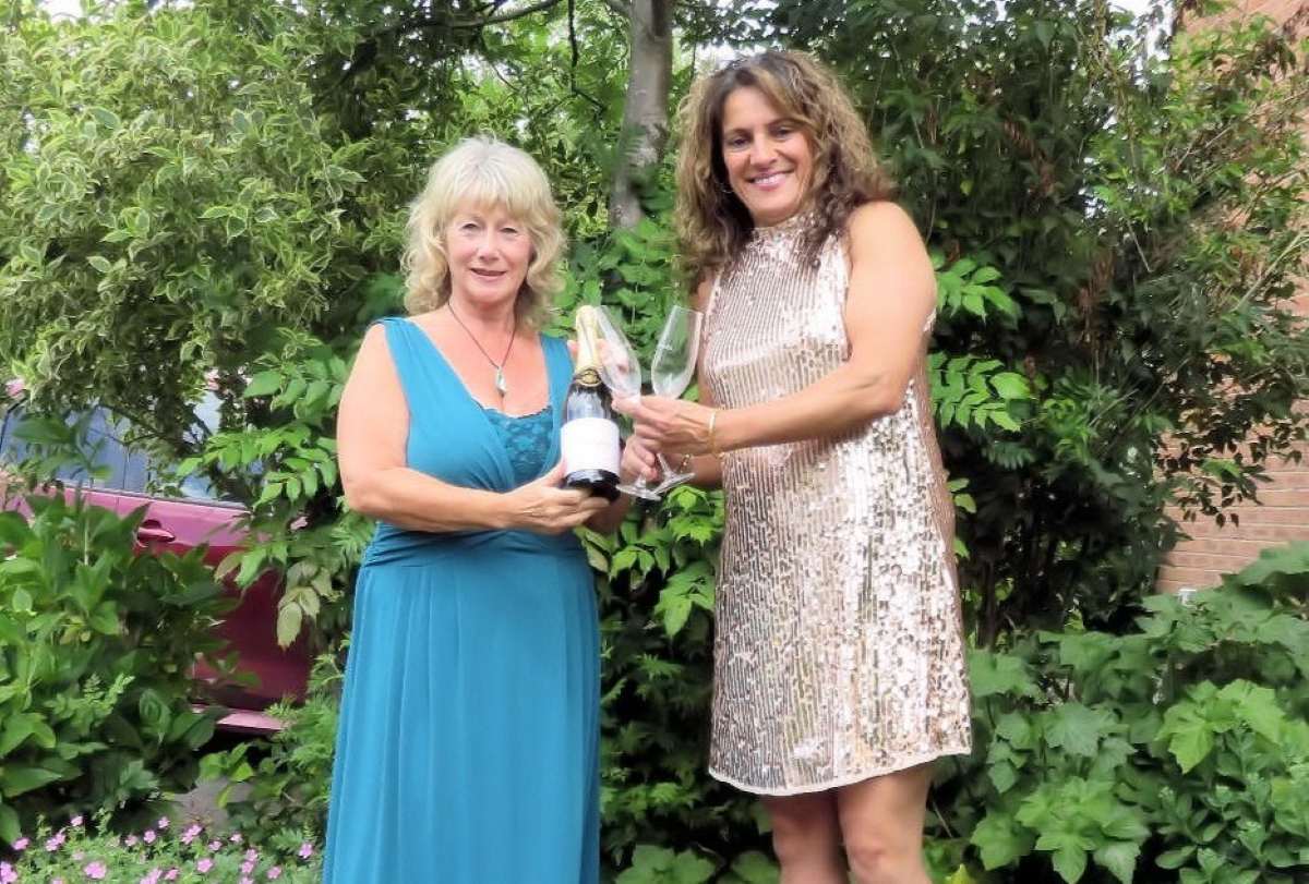 Kim Gilmour of Connect Consultancy and Julie Kaur, of Premier Jules Convenience and Chair of the Trustees of Age UK Shropshire Telford & Wrekin