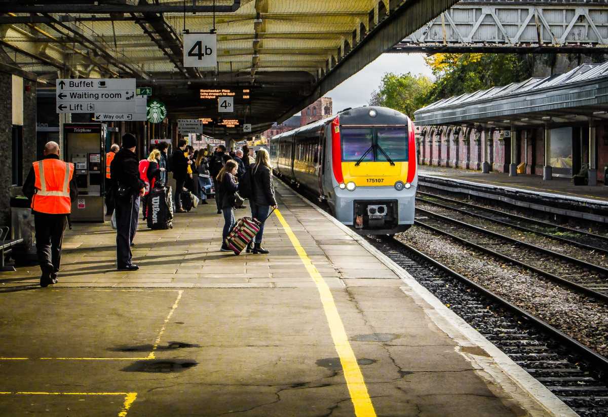 Passengers at Shrewsbury Station. Photo: Network Rail