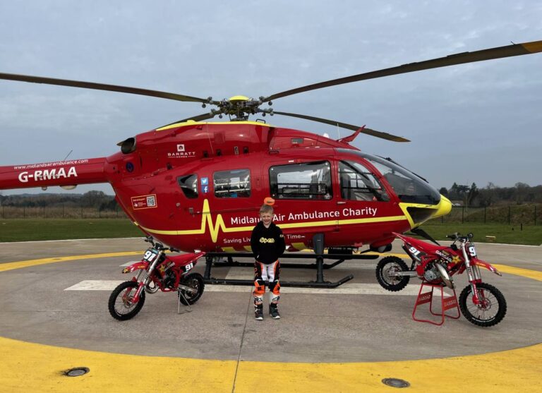 Rory Brown, will be waving the flag at this year’s event which starts from Meole Brace Park & Ride in Shrewsbury