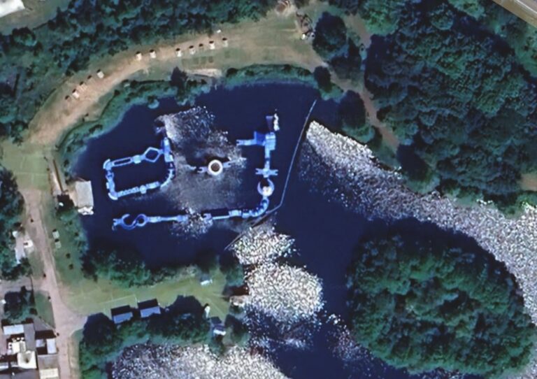 Alderford Lake near Whitchurch is a popular leisure destination. Image: Google Maps