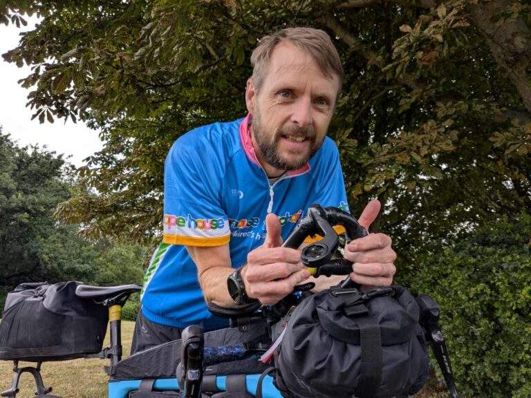 Oswestry cyclist Gary Clarke will be taking on an 'Everesting challenge' on Racecourse Lane in Oswestry at the weekend to raise money for Hope House children's hospice