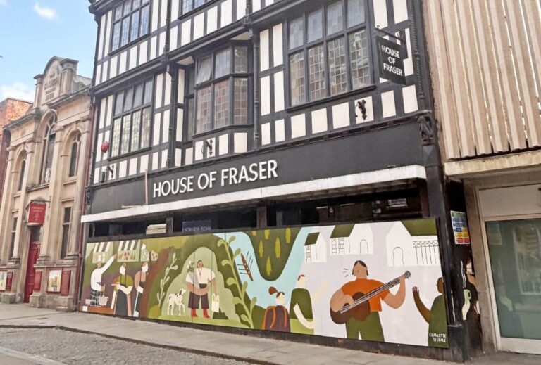 The building previously home to House of Fraser on Shrewsbury's High Street