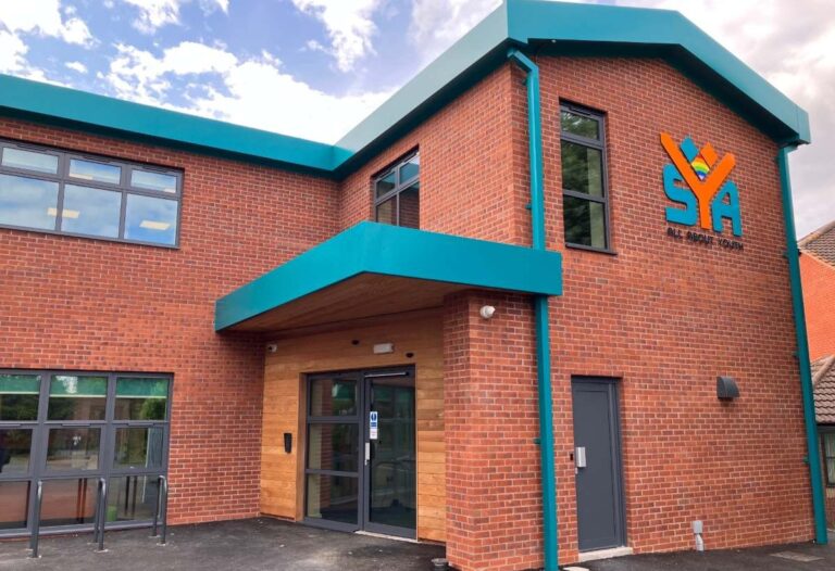 The SYA - All About Youth headquarters in Upton Lane, Shrewsbury