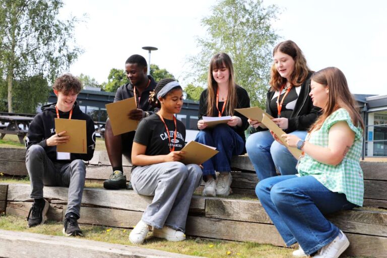 From left, Harry Chandler, Favour Ochonma, Jesse Abdul Karim, Amber Norton, Sophie Flavell, Meredith Davis