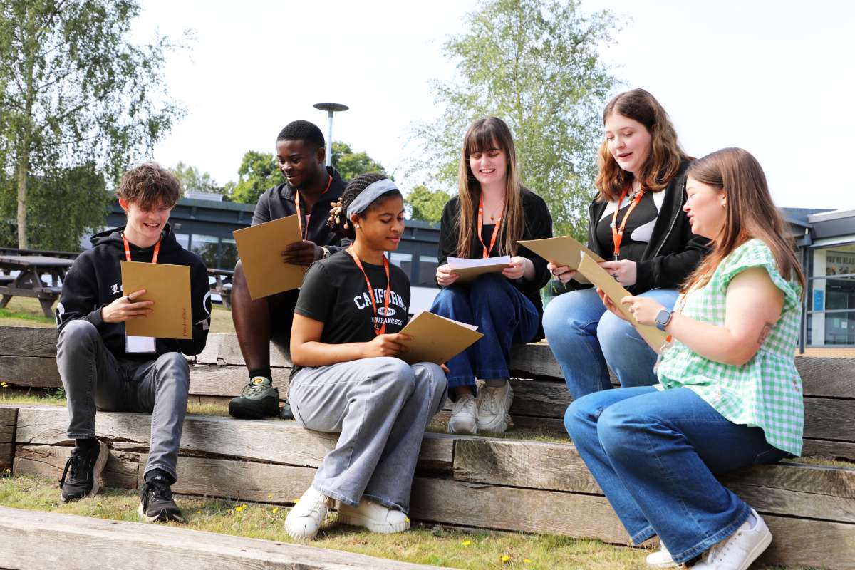 From left, Harry Chandler, Favour Ochonma, Jesse Abdul Karim, Amber Norton, Sophie Flavell, Meredith Davis