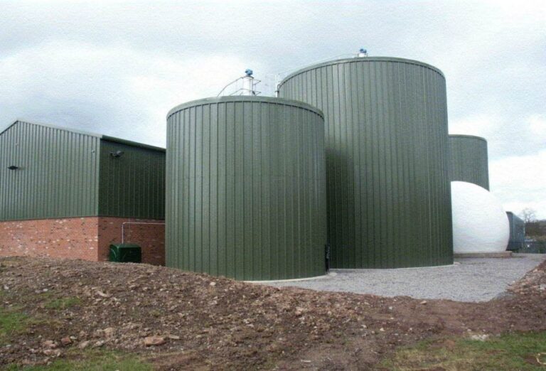 The tanks alongside the main building that are set to be demolished. Photo: Shropshire Council
