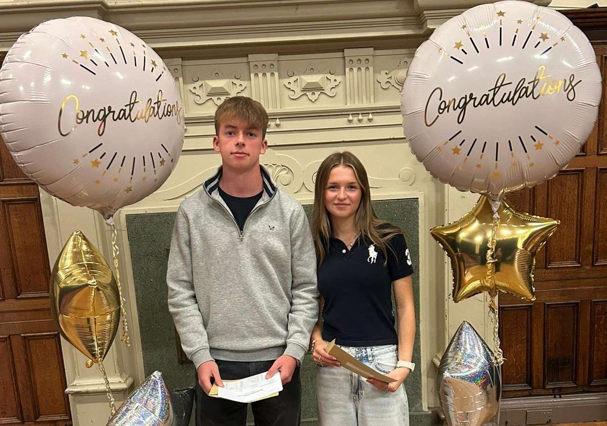 Sir John Talbot's students collect their results