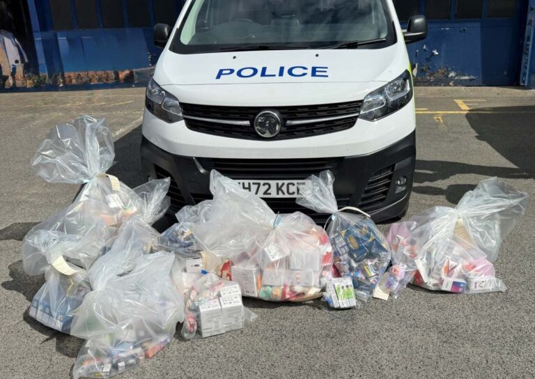 Oswestry Police and Trading Standards seize illegal goods in joint operation