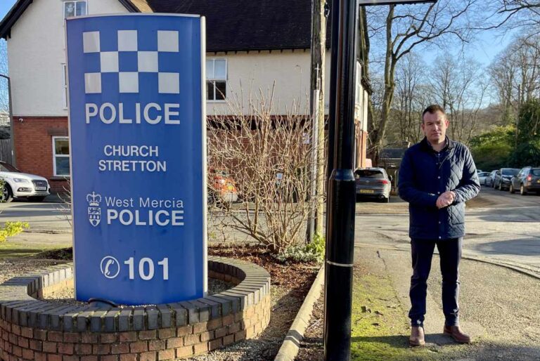 Stuart Anderson MP in Church Stretton