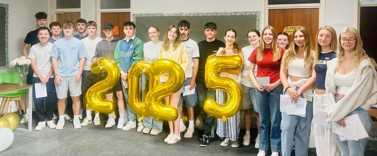 Students at the Grove School in Market Drayton