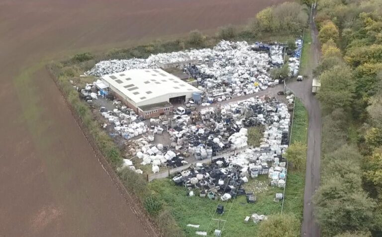 The site at Granville Road, Donnington Wood. Photo: Environment Agency