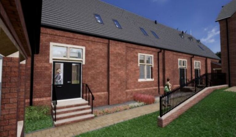 New homes have been created at the Gower in Telford. Image: Telford & Wrekin Council