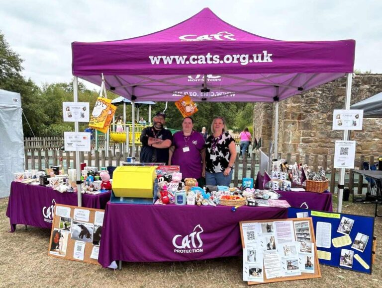 Branch volunteers at a fundraising event