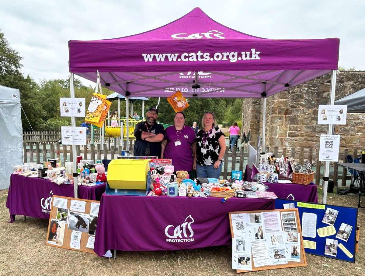 Branch volunteers at a fundraising event