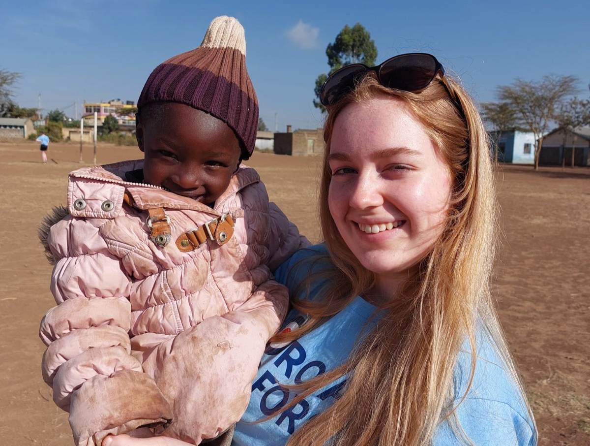 Charlotte Hope, volunteered in Kenya