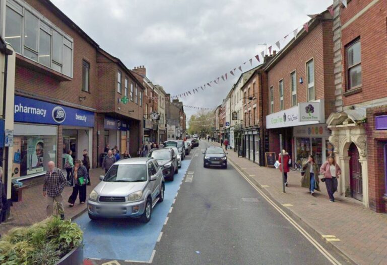 Church Street in Oswestry Town Centre. Image: Google Street View