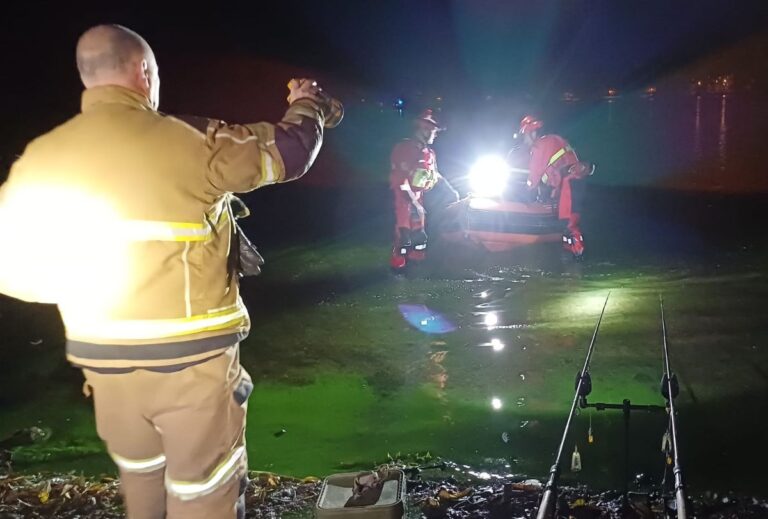 Firefighters carry out early morning water rescue in Ellesmere