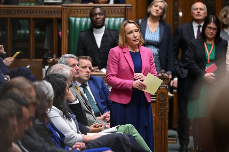 Helen Morgan MP speaking in the House of Commons