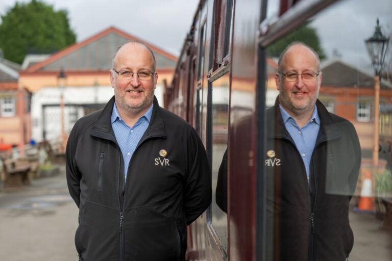 SVR managing director Jonathan 'Gus' Dunster is a finalist for RailStaff award for Rail Ambassador of the Year. Photo: SVR