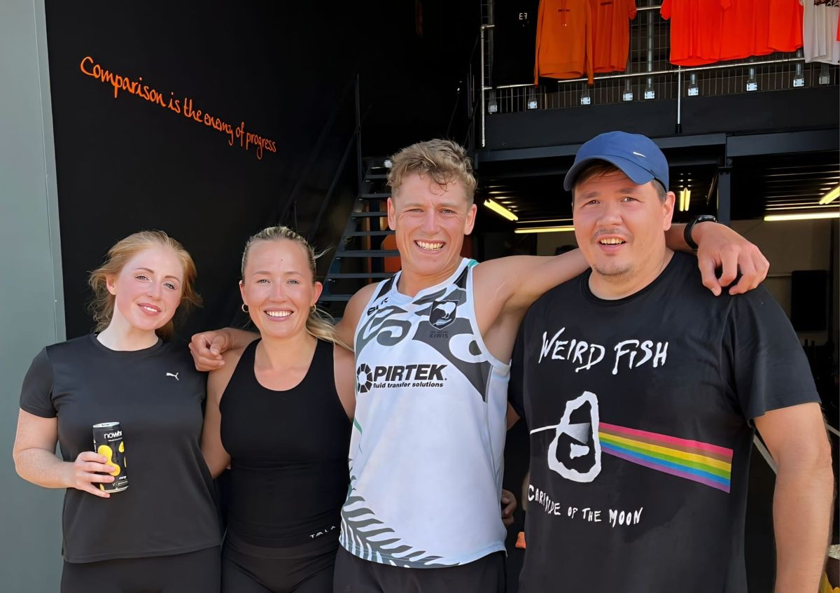 Joedie Evans, Naomi Brown, Carwyn Lee and Catalin Demeter of Southwater Vets