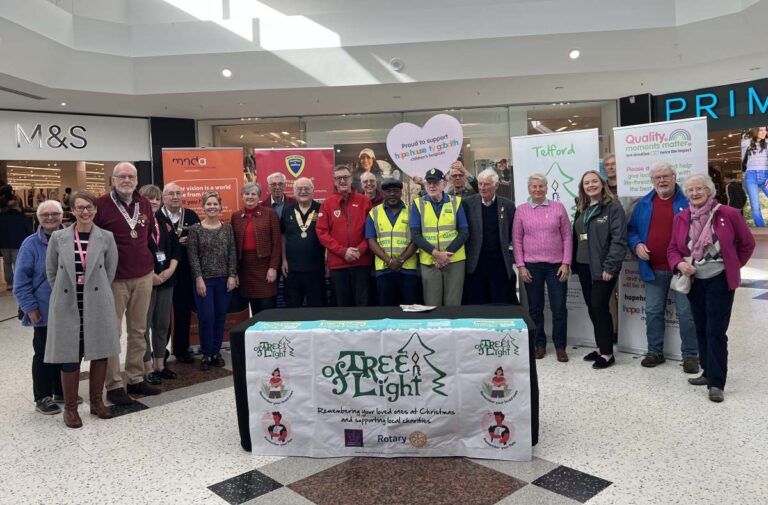 The 2025 Telford Tree of Light launch