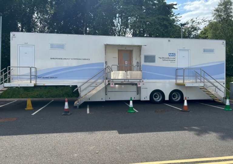 The mobile breast screening uni