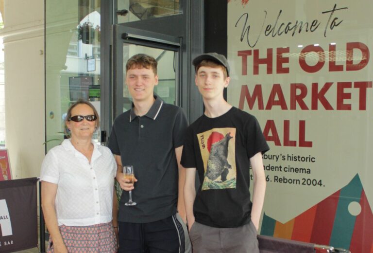 Tom Morris, Shropshire Young Curator and family at Old Market Hall