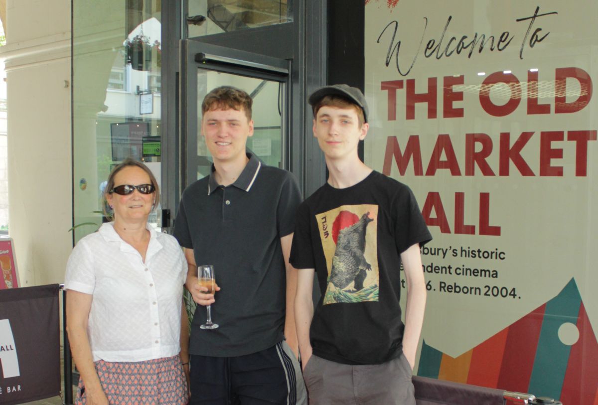 Tom Morris, Shropshire Young Curator and family at Old Market Hall