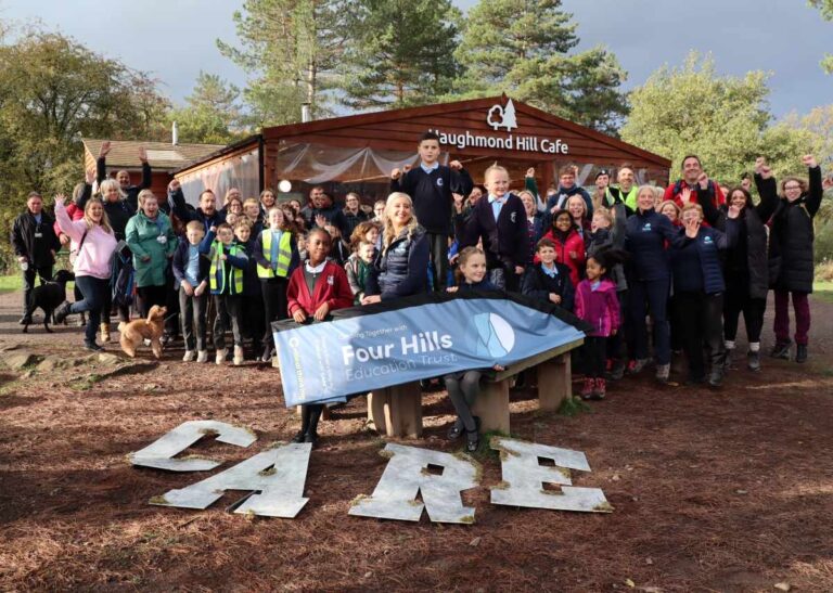 The trust celebrated its official launch at an unconventional event held on Haughmond Hill, where children, staff, governors and community leaders gathered for a morning of outdoor activities