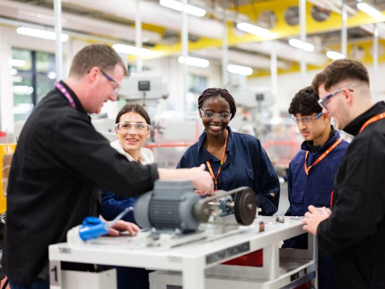 Hands-on training at Telford College