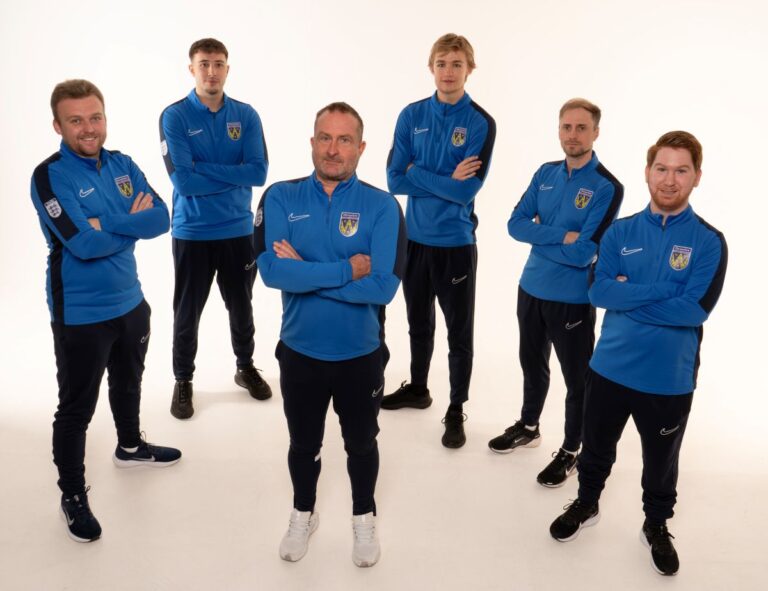 CEO Andy Weston (centre), Shropshire FA has built a team that understands football's power extends far beyond the pitch