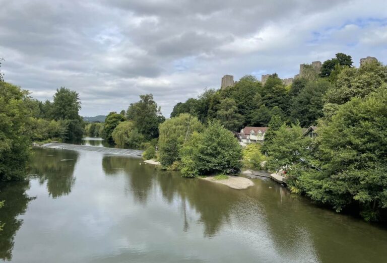 The River Teme in Ludlow is one of Shropshire's three dedicated bathing sites which have been classified as poor