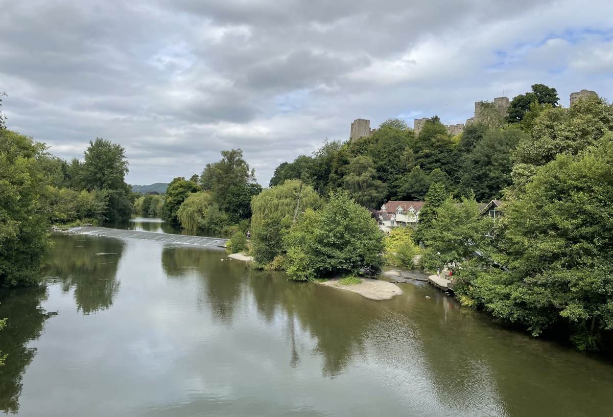 The River Teme in Ludlow is one of Shropshire's three dedicated bathing sites which have been classified as poor