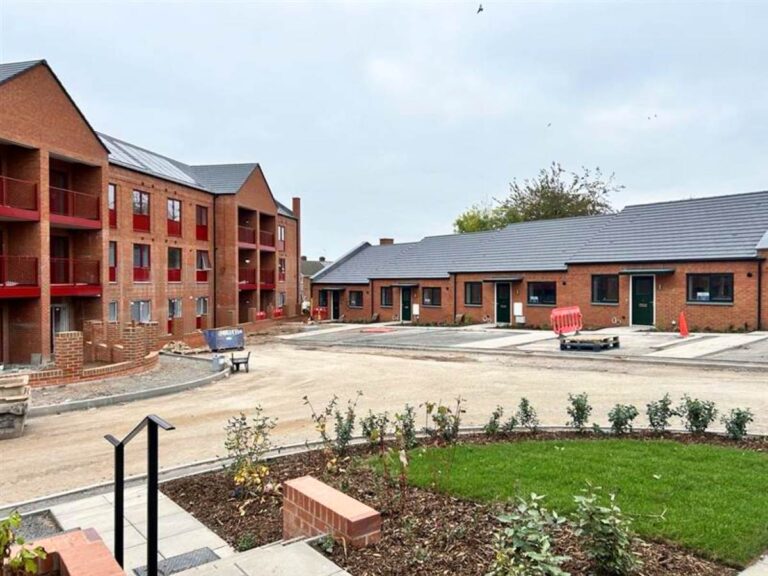 Work in progress at Barnes Court, Wellington