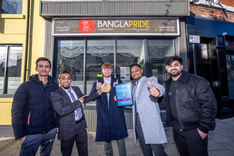 Bangla Pride in Oakengates was one of 29 High Street Heroes across the Borough this year. Photo: Telford & Wrekin Council