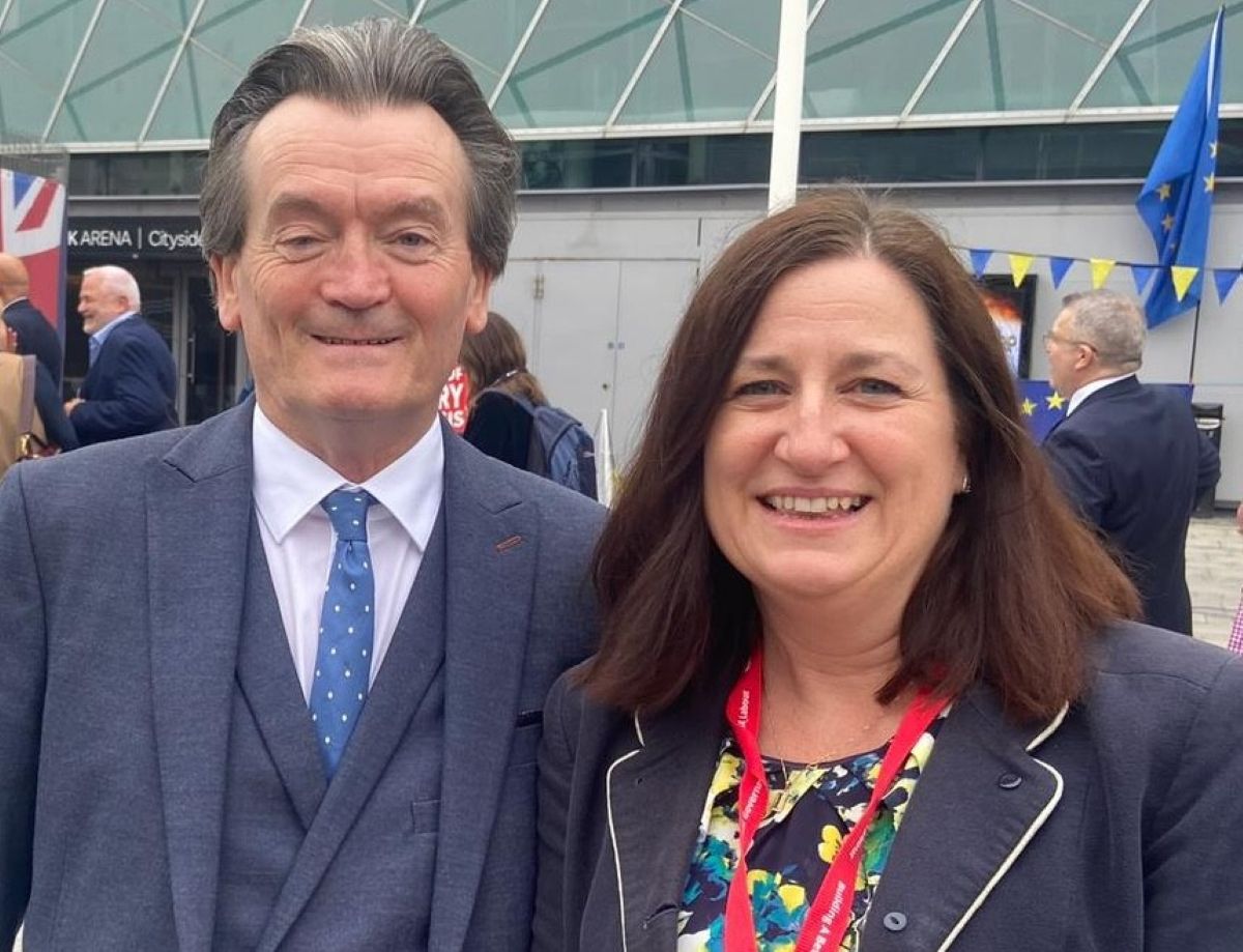 Feargal Sharkey and Julia Buckley MP