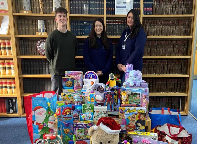 Cameron Petch of Lanyon Bowdler, with Leanne Simcoe and Chantal Cassini-Jones, of Little Stars