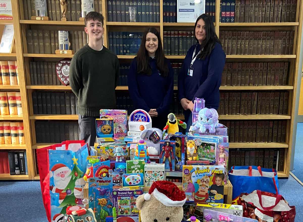 Cameron Petch of Lanyon Bowdler, with Leanne Simcoe and Chantal Cassini-Jones, of Little Stars