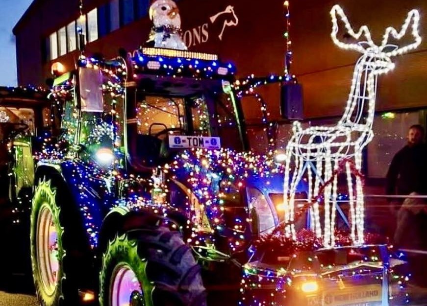 Oswestry's Illuminated Tractor Run returns this Saturday