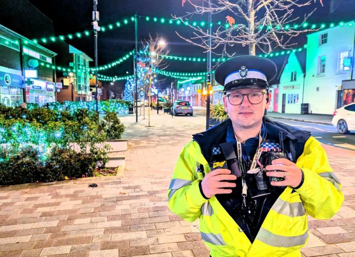 PCSO Breese takes part in Operation Christmas Presence
