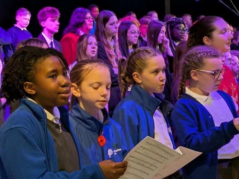 Poppy Miles, Prabhneet Kaur, Teja Bartkevicute, Amara Crush and Leva Aukstuolyte from Lantern Academy, Ketley Bank