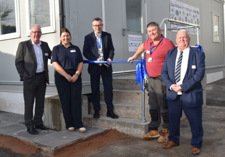 Sean Delaney, IHP Project Director, Fiona Weir, IHP Social Value Manager, Matthew Neal, SaTH Director of Hospitals Transformation Programme, Vince Knowles, SBC Training Provider, Mark Gibbons, Shropshire Counci