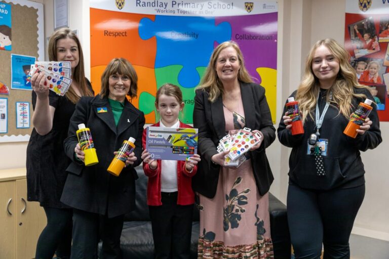 School tops up art supplies