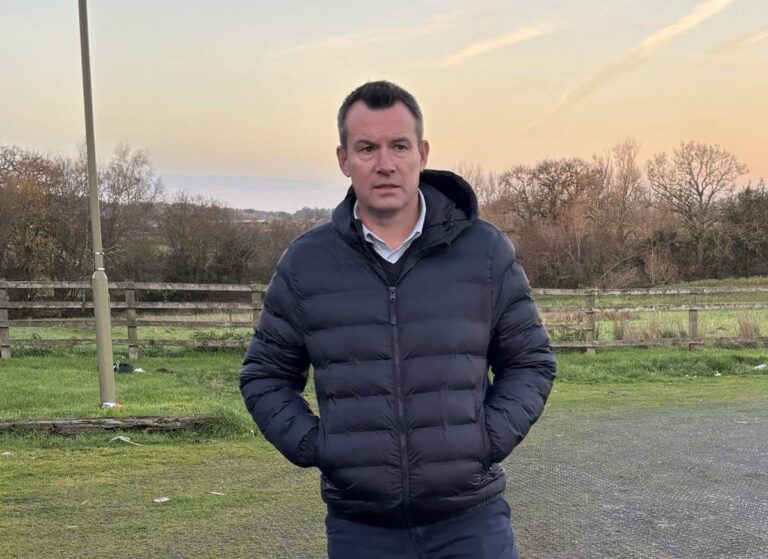 Stuart Anderson MP at the Ludlow Park and Ride site