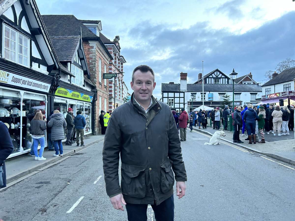 Stuart Anderson MP in Church Stretton