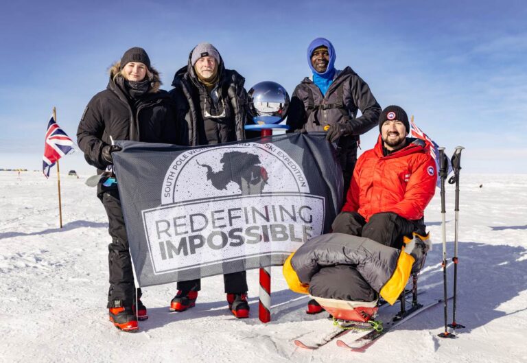 Darren Edwards cuts short world record sit-ski expedition to the South Pole