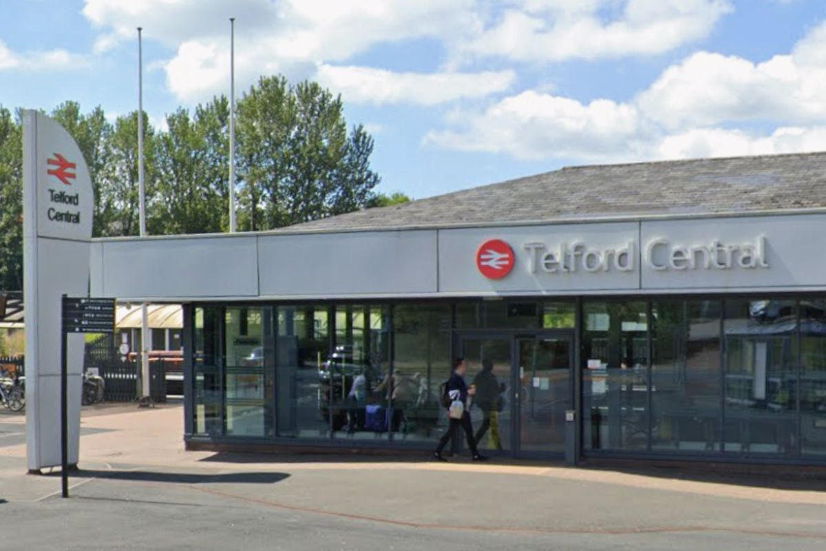 The incident happened between Wolverhampton and Telford Central. Image: Google Street View